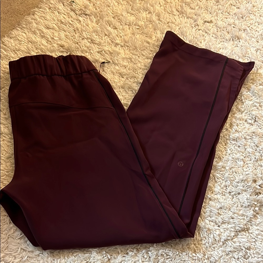 Burgundy Lululemon Pants